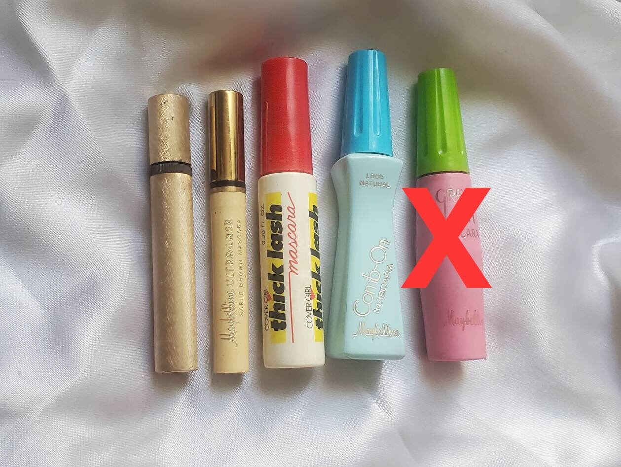 Various Vintage Mascaras From Various Years and Brands Etsy