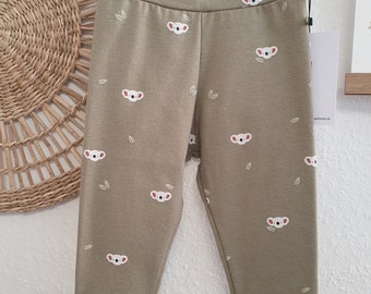 Leggings Koala olivgrün