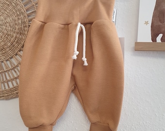 Pump pants waffle camel