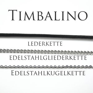 Namenskette, personalisierte Taufkette, Edelstahl, Geburtsstein, Medaillon mit handgeprägter Gravur Bild 5