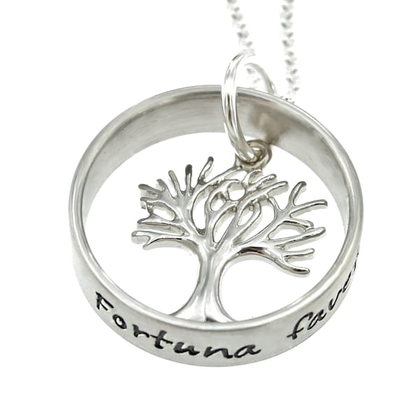 Family tree, personalized handmade necklace with tree of life, family chain with engraving