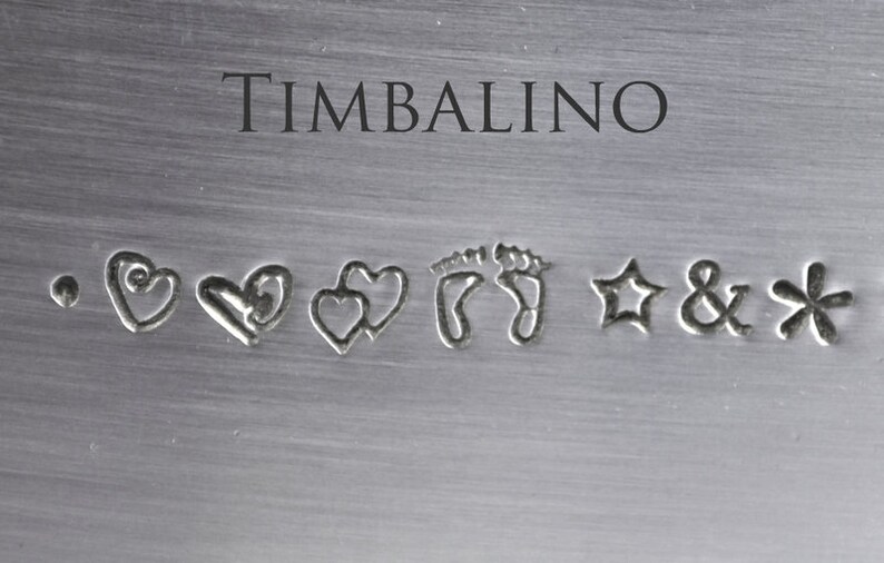 Timbalino name necklace made of stainless steel handcrafted with engraving, month stone necklace image 5