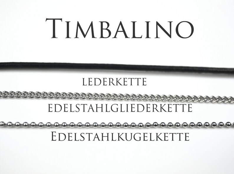 Timbalino name necklace made of stainless steel handcrafted with engraving, month stone necklace image 4