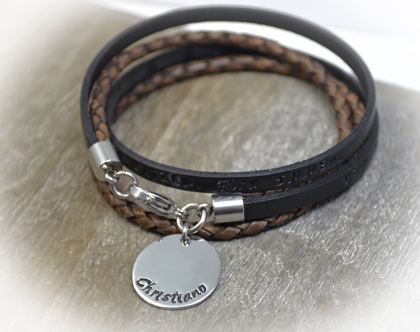 Family Bracelet Wrap Bracelet Men's Bracelet With Etsy