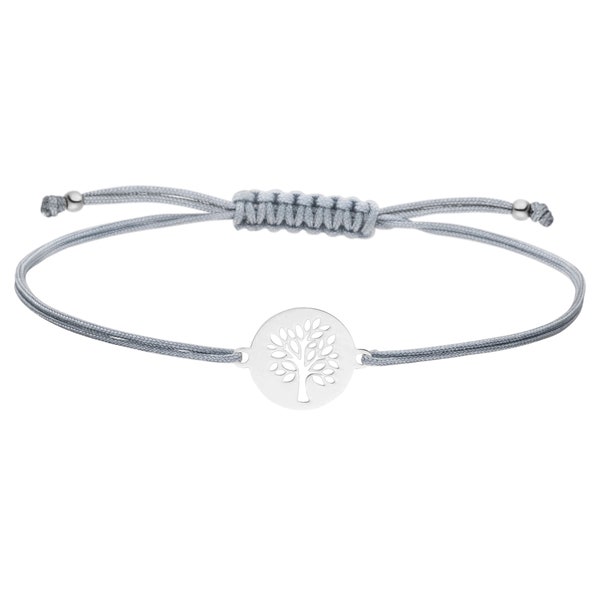 SCHOSCHON Baum des Lebens Armband 925 Silber | Armbändchen Symbol Tree of life - Geschenkidee Firmung Konfirmation Lebensbaum