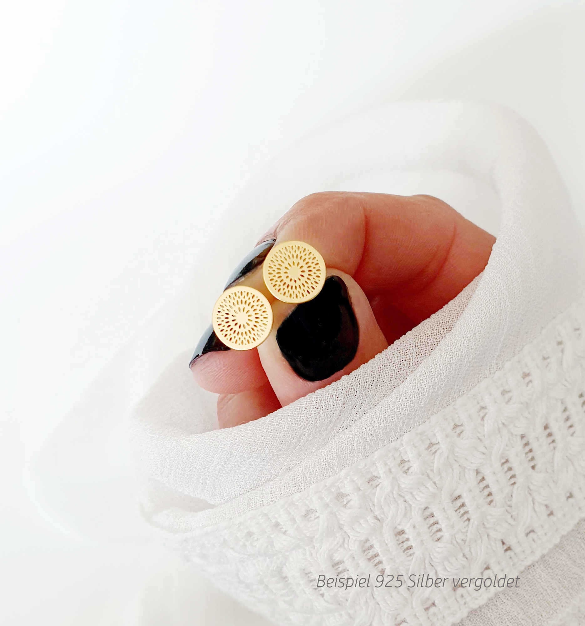 Stecker Zeichen Unendlichkeit Mit Zirkonia Gold 375