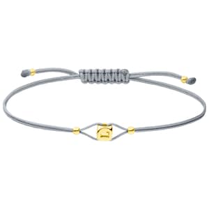 Armband Initial 3D Würfel Bändchen Wunsch Buchstabe 4,8 mm - Personalisiertes minimalistisches Schmuckstück Geschenkidee Muttertag