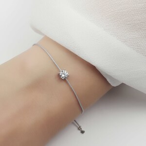 SCHOSCHON Damen Armband Zirkonia - minimalistischer Schmuck - Geschenk CZ zarter Armschmuck