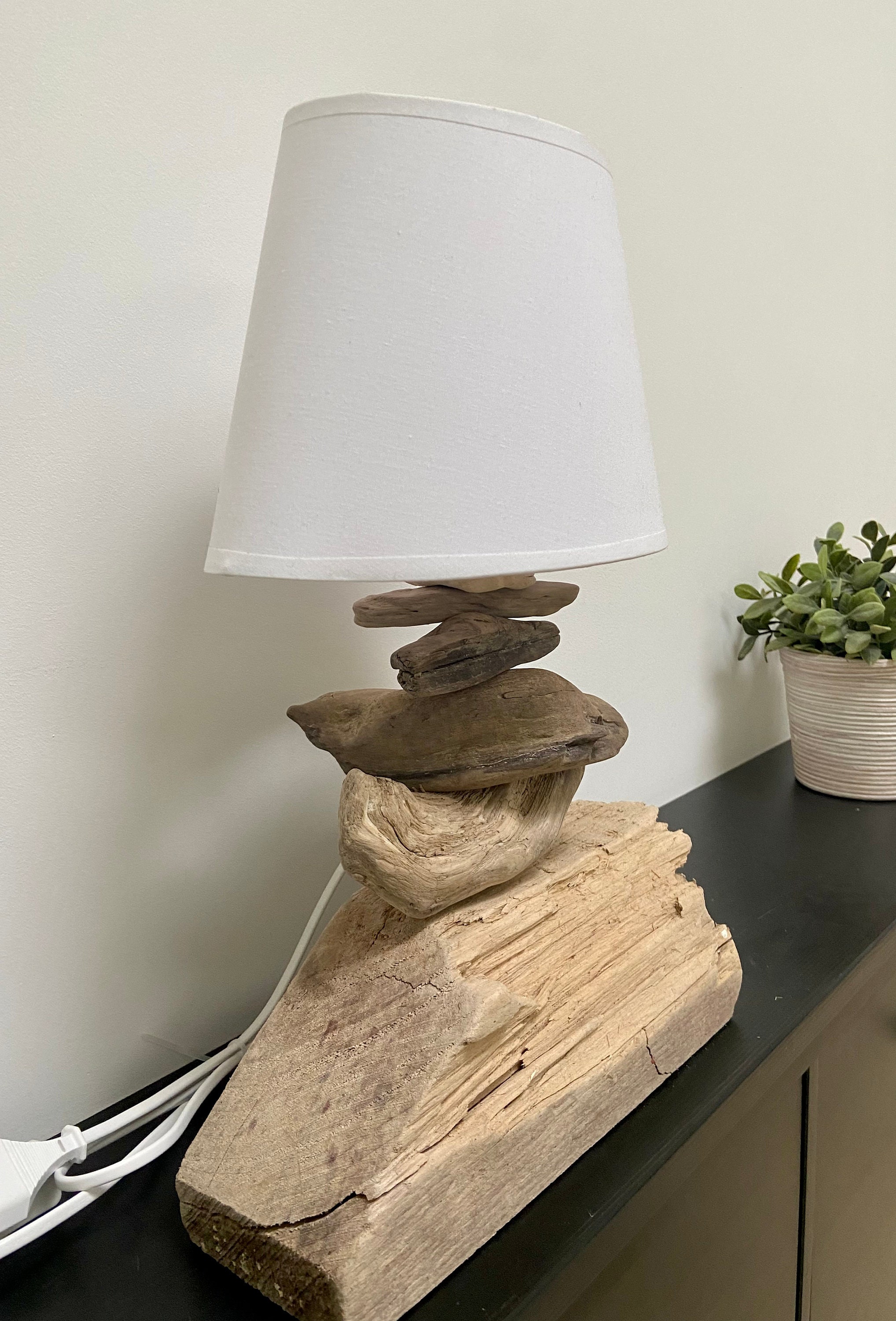 Lamps made from driftwood deals