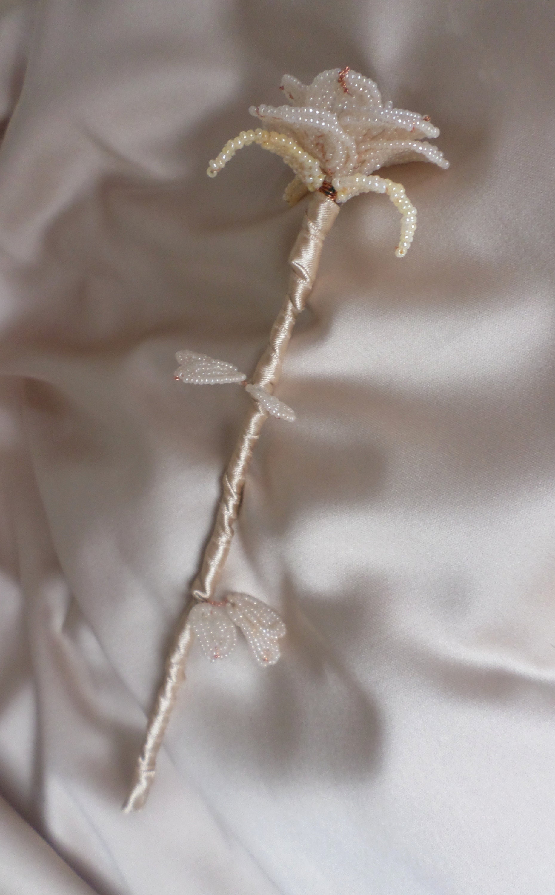 Romantic Gift Rose Flower Beaded Rose Home Decor Elegant Etsy