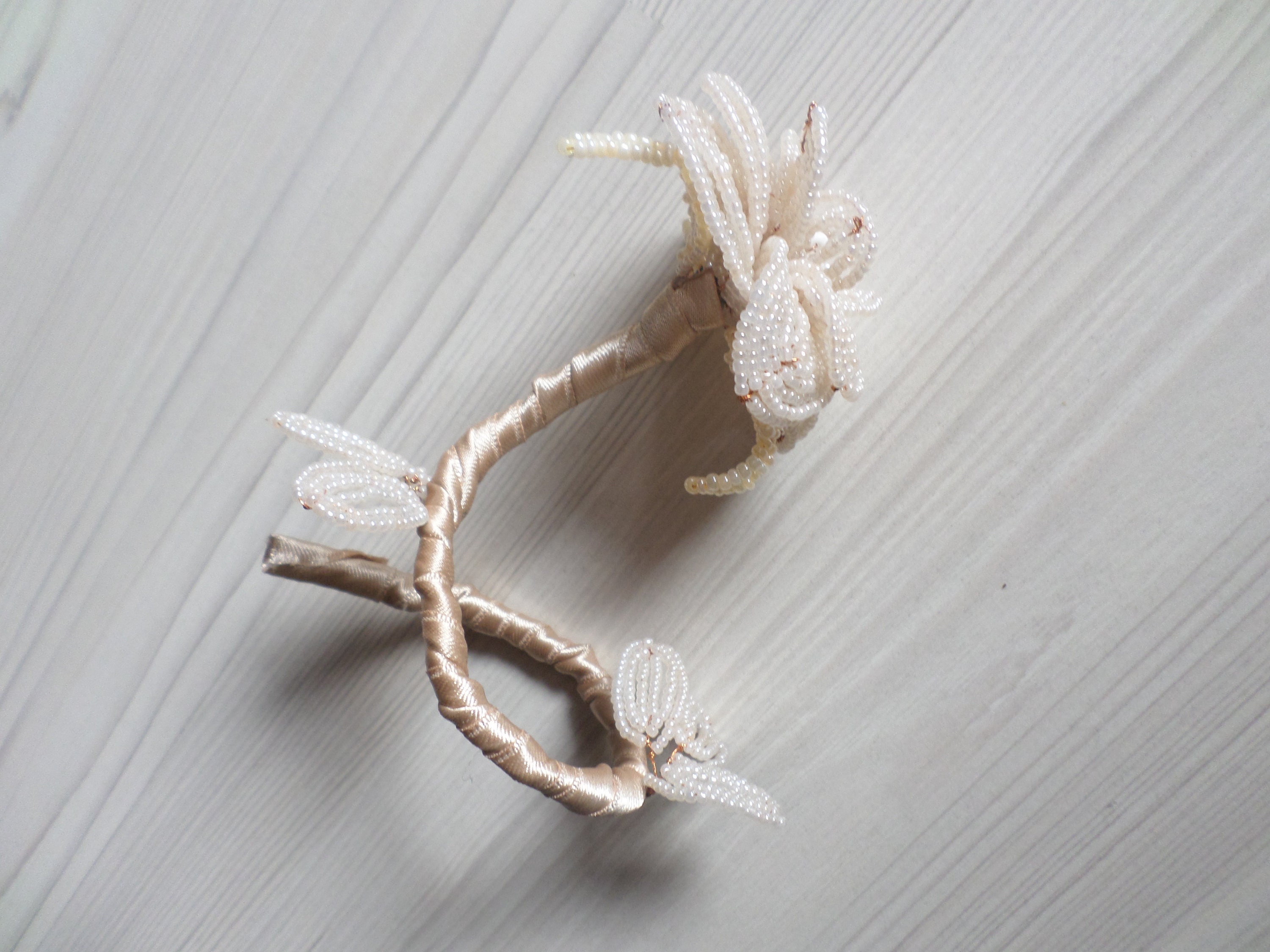 Romantic Gift Rose Flower Beaded Rose Home Decor Elegant Etsy