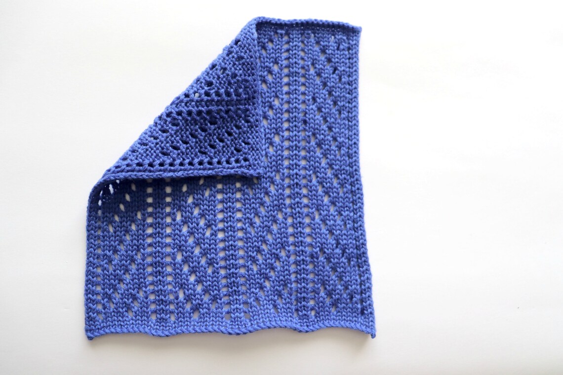 Miniature baby doll blanket cobalt blue Dollhouse hand made Etsy