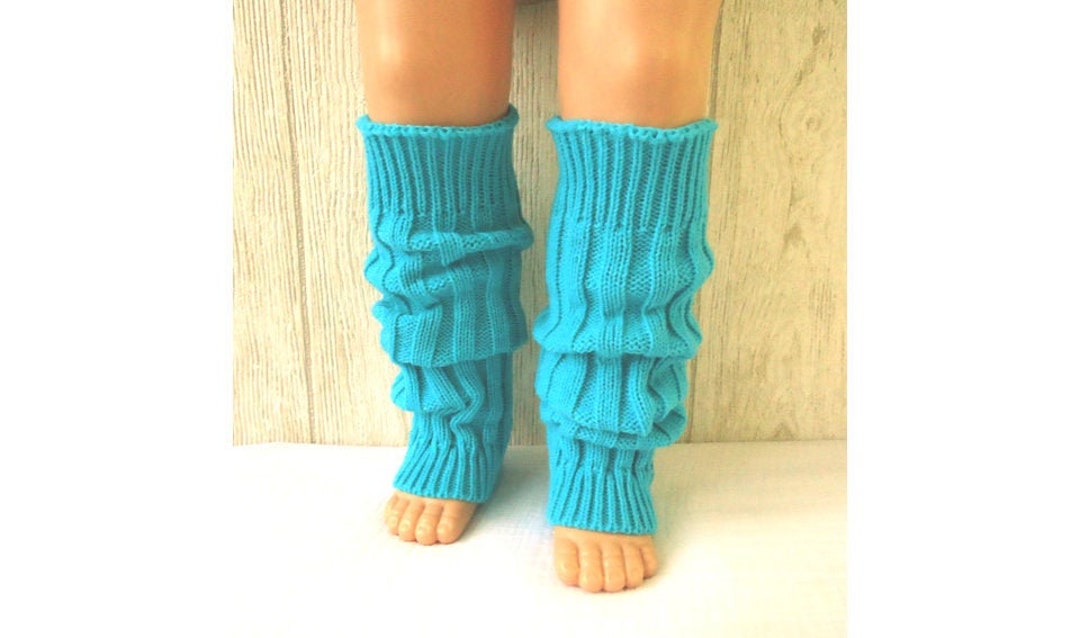 Girls Leg Warmers Turquoise Colors Baby to 10 Years Etsy