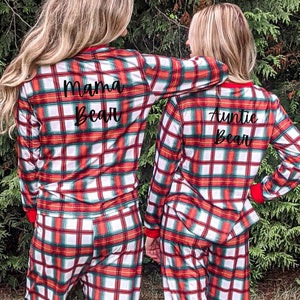 Family Christmas Pajamas Couples Christmas Pajamas Christmas Pajamas Family Matching Pajamas Christmas Two Piece Pajamas image 3