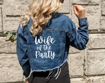 Name Embroidered Denim Jacket Custom Denim Jacket Custom | Etsy Canada