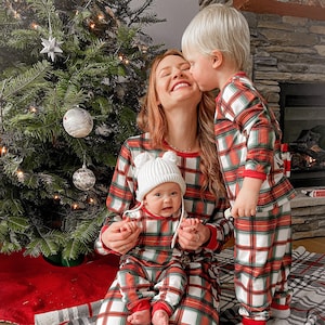 Family Christmas Pajamas Couples Christmas Pajamas Christmas Pajamas Family Matching Pajamas Christmas Two Piece Pajamas image 1