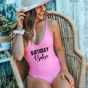 Birthday Swimsuit Etsy