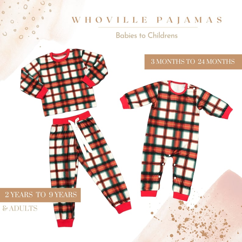 Family Christmas Pajamas Couples Christmas Pajamas Christmas Pajamas Family Matching Pajamas Christmas Two Piece Pajamas image 4