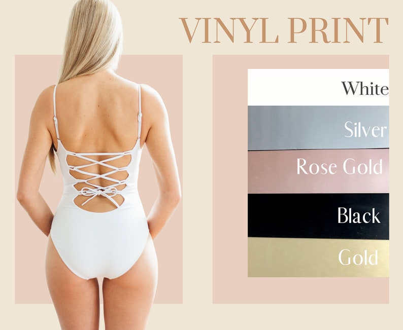 Bride Bathing Suit – Bride Swimsuit - Bachelorette Bathing Suit – Bride Swimwear - Team Bride Swimsuit - Onepiece Swimsuit - custom swimwear bild 2