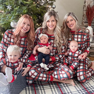 Family Christmas Pajamas Couples Christmas Pajamas Christmas Pajamas Family Matching Pajamas Christmas Two Piece Pajamas image 2