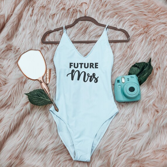 bride swimsuit with cups