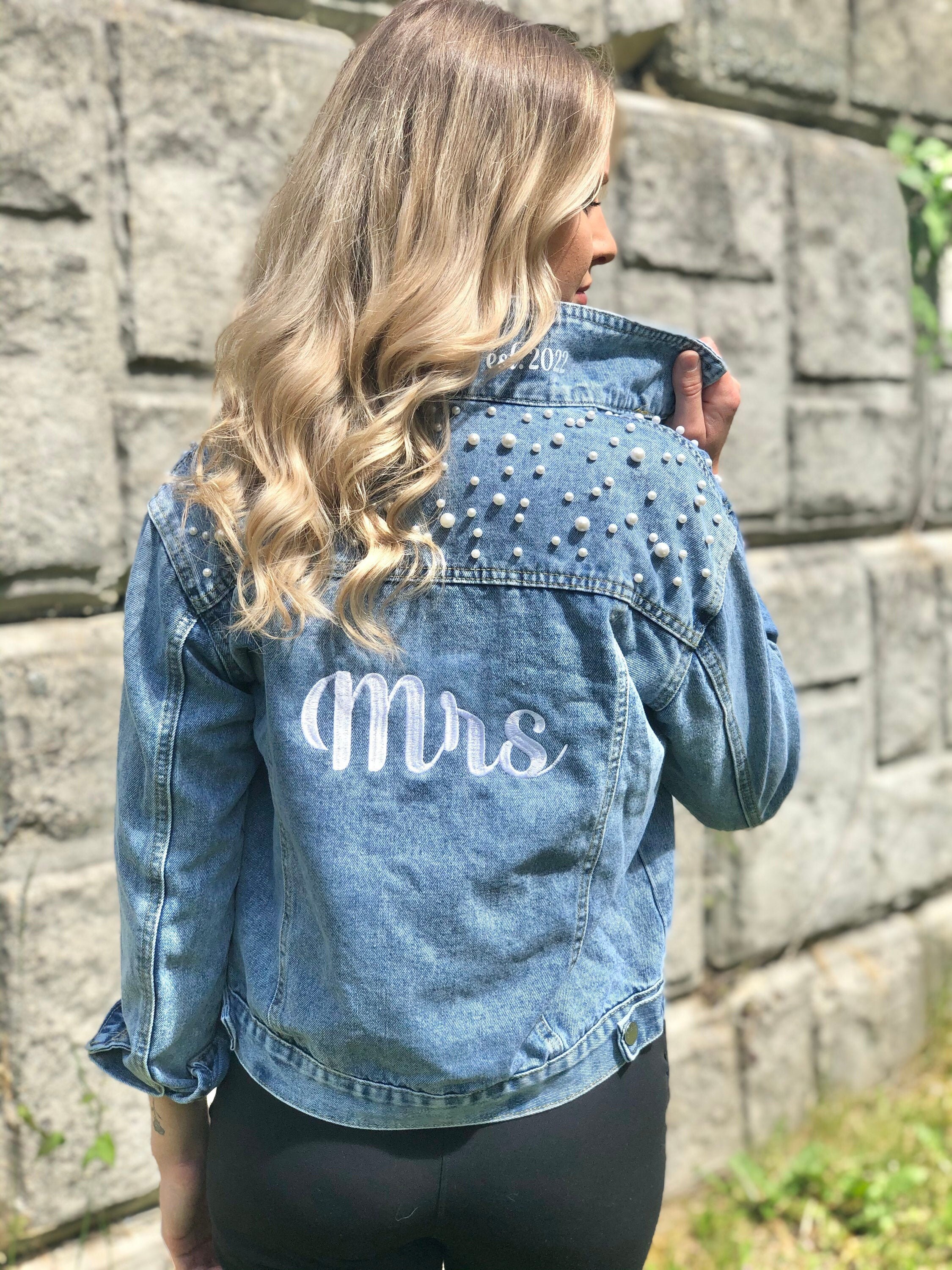 Monogrammed Jean Jacket