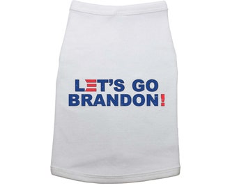 Republican Dog Shirt, Let&#39;s Go Brandon, Conservative Dog, Republican Dog,  Funny Dog Shirts, Super Soft, Sublimated Design, 100% Polyester