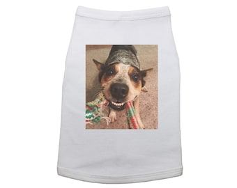 Custom Dog Shirt, Photo On Dog Shirt, Picture On Dog Shirt, 100% Polyester, Sublimated Design, Personalized Dog Shirt, Puppy Shirt
