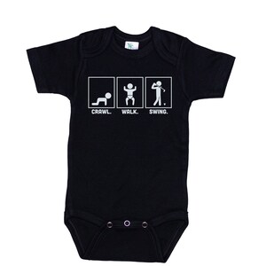 Baby Golfing Outfit, Crawl Walk Swing, Golf Onesie®, Newborn Golfing Onesie®, Future Golfer, Super Soft Rompers, Golf Bodysuit, Golfing Baby