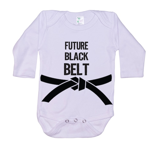 Karate Baby Onesie, Future Black Belt, Newborn Karate Outfit, Infant Karate Onesie, Karate Romper, Karate Creeper, Baby Shower Gift, Karate