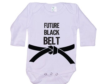 Karate Baby Onesie®, Future Black Belt, Newborn Karate Outfit, Infant Karate Onesie®, Karate Romper, Karate Creeper, Baby Gift, Karate