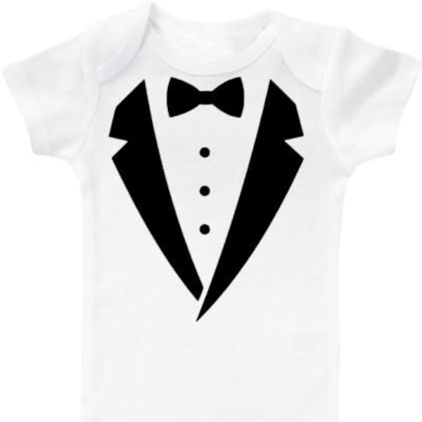 Tuxedo Onesie®, Tuxedo Bodysuit, Tuxedo Baby Outfit, Newborn Tuxedo Romper, Infant Tuxedo Outfit, Tuxedo Outfit for Baby