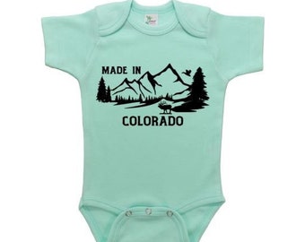 Baby Onesies Boulder Mountain Colorado Flag C 100/% Cotton Baby Jumpsuit Stylish Short Sleeve Bodysuit