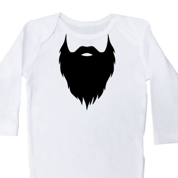 Beard Onesie®, Funny Baby Outfit, Beard Onesie For Baby, Trendy Newborn Romper, Beard Bodysuit, Cute Infant Outfit, Beards, Beard Baby