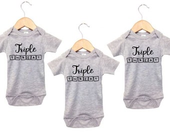 triplets matching outfits
