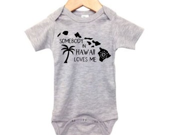 Surfer baby Aloha Baby Outfit Hawaii Baby Bodysuit Island Baby Hang Loose,