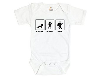 Guitar Print Cotton Baby Hoodie Baby Hoody SR Baby Sweatshirt with Hood Baby Gift