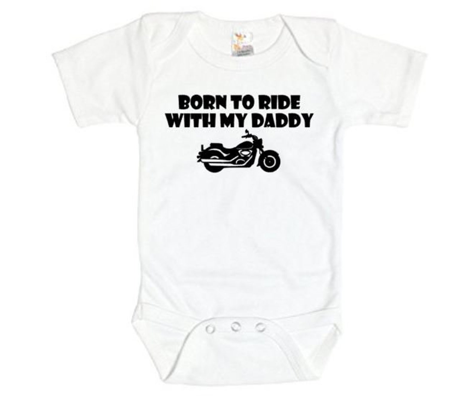 Motorcycle Baby Onesie Born to Ride With My Daddy Motorcycle | Etsy