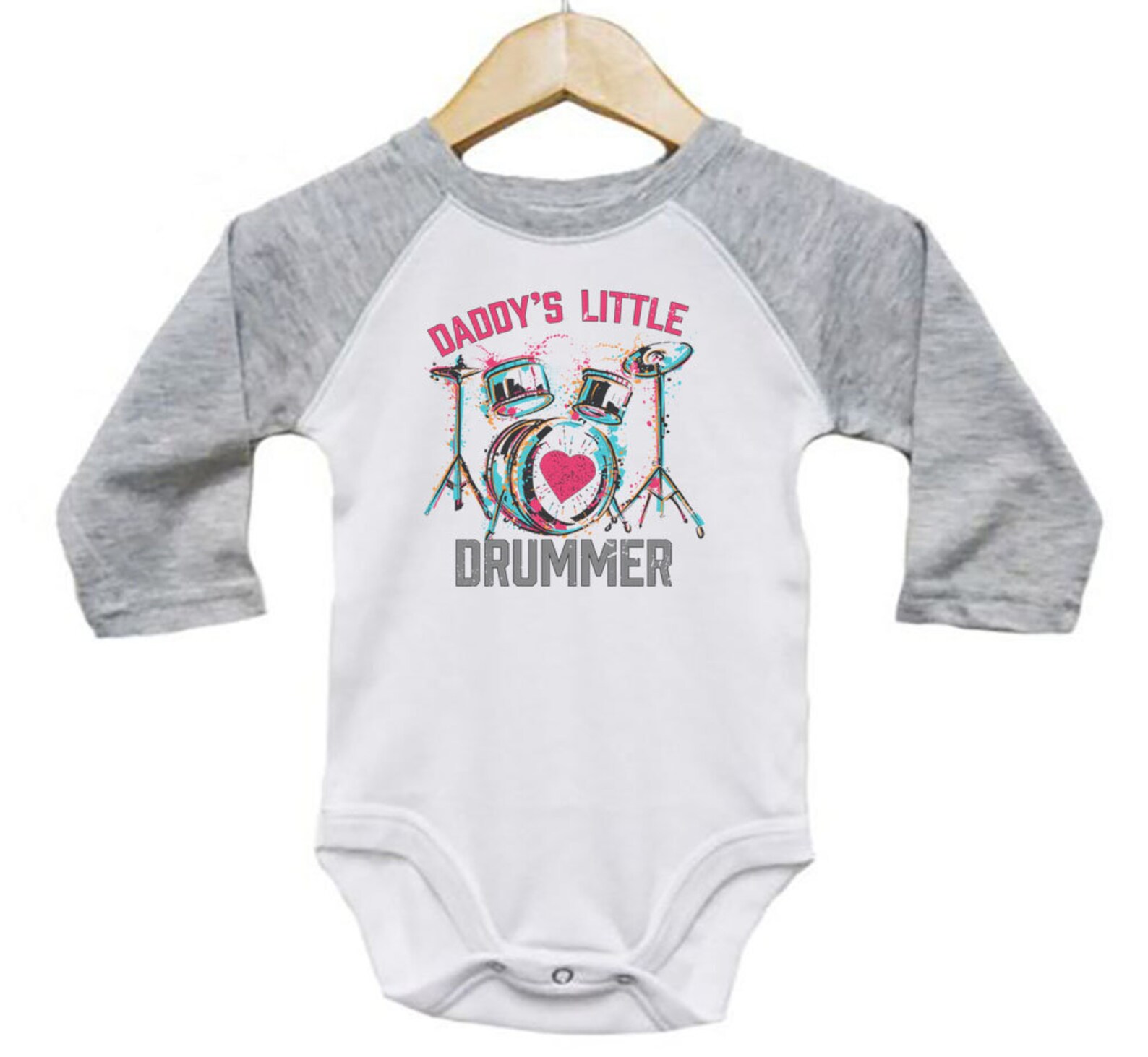 Drumming Onesie Daddy's Little Drummer Baby Drummer Etsy New Zealand