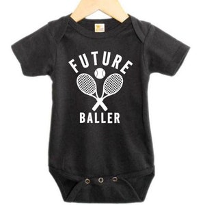 Future Baller Pool Bodysuit - Sublimated Billiards Design Baby Outfit