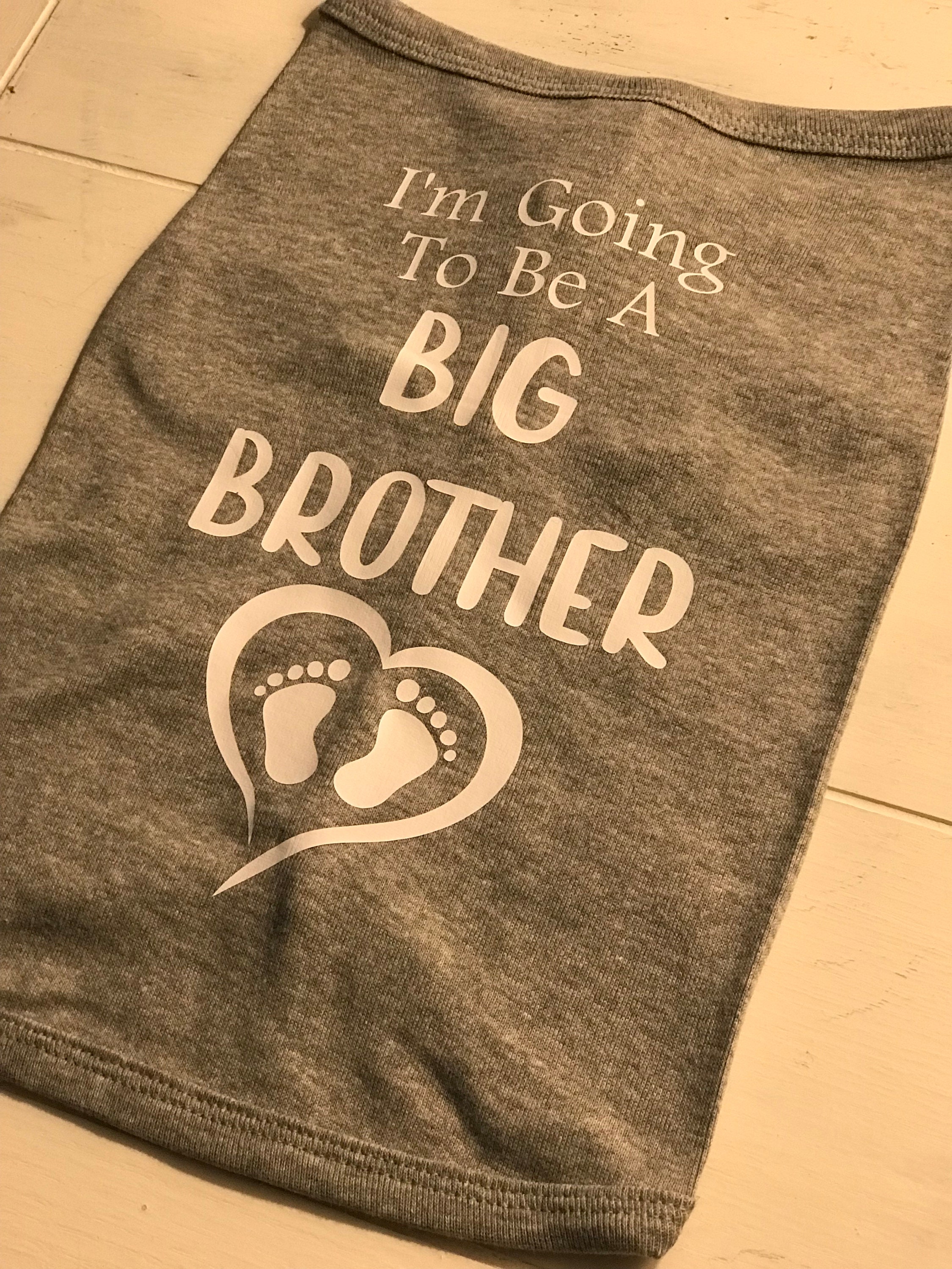 Big Brother Dog Shirt / Baby Announcement / I'm Going to Etsy