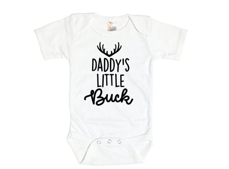 Hunting Onesie Daddy's Little Buck Daddy Onesie Hunting | Etsy