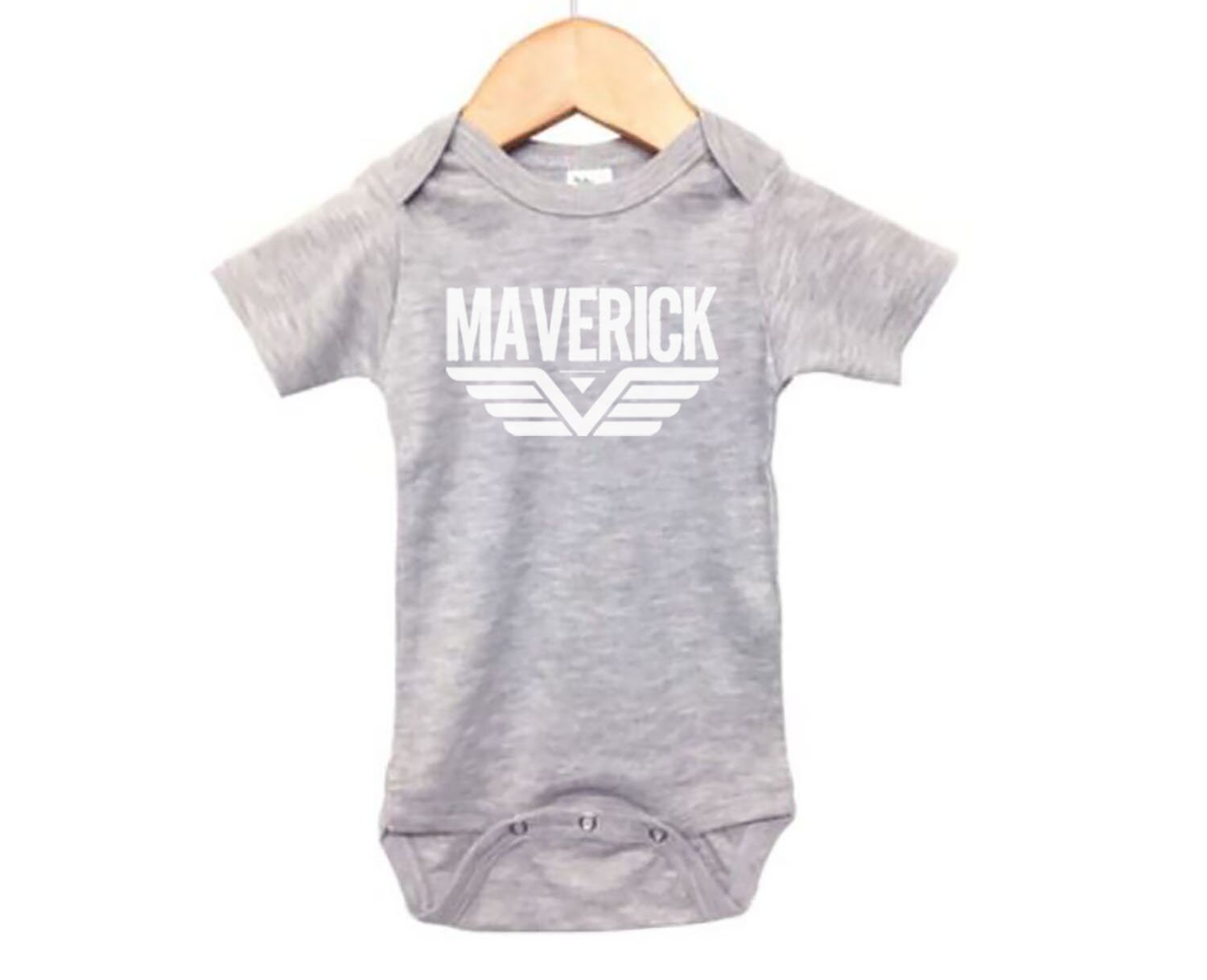 Top Gun Onesie Maverick Onesie Baby Maverick Cute Baby Etsy