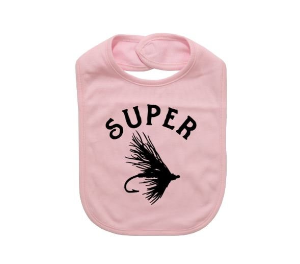 Baby Fly Fishing Bib Super Fly Fly Fishing Baby Baby Etsy