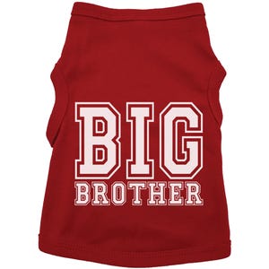 Big Brother Dog Shirt, Big Brother Puppy T, Big Brother Varsity Font, Baby Announcement Dog Shirt, Big Brother Dog T, Big Bro Dog T, Big Bro