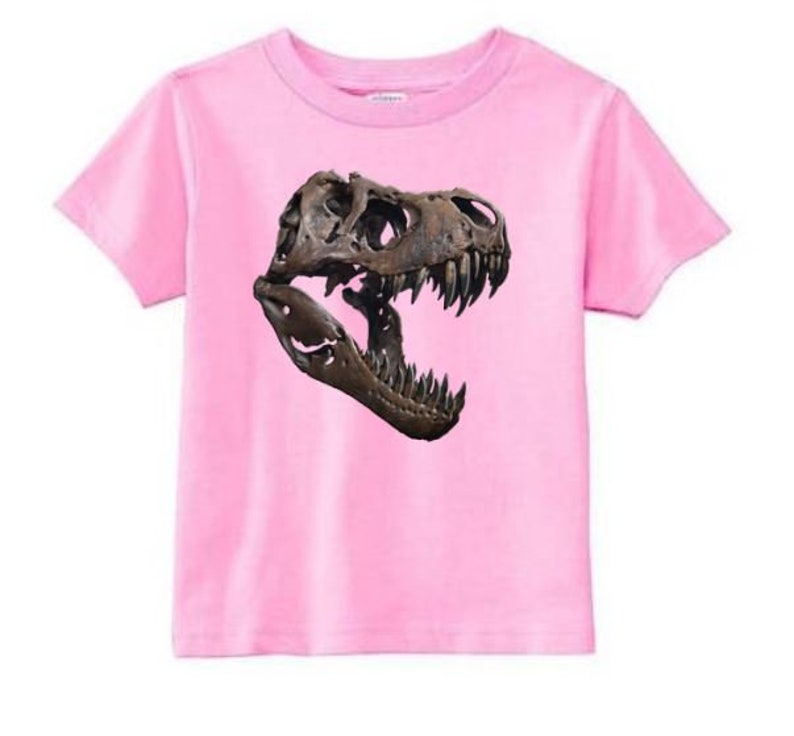 Toddler Trex Shirt Trex Skull Kid's Dinosaur T Trex Etsy