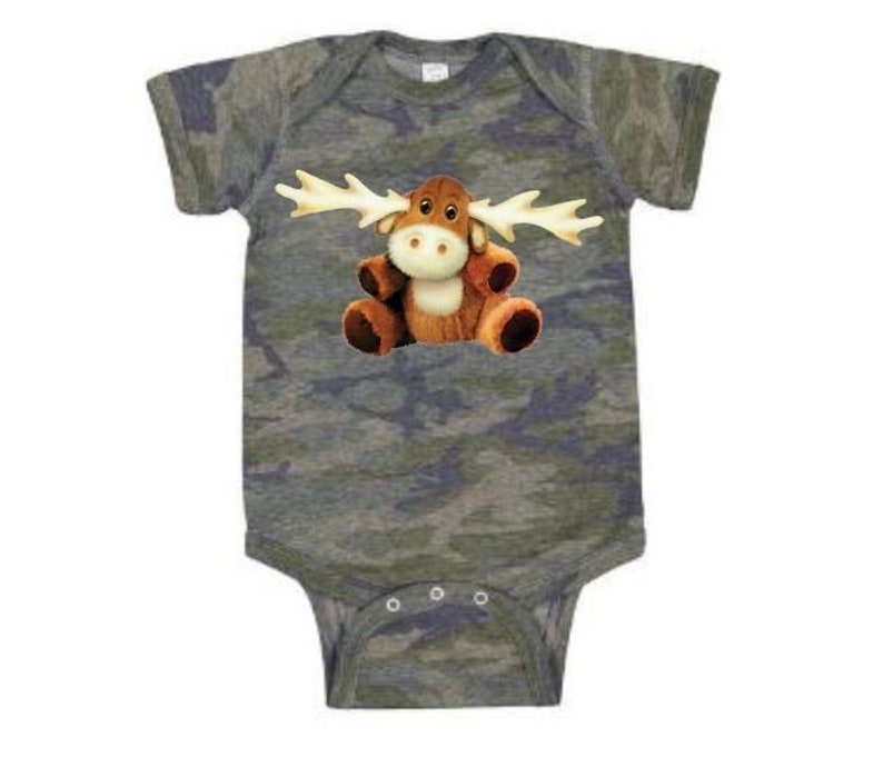 Moose Onesie Stuffed Moose Baby Moose Outfit Wildlife Baby Etsy
