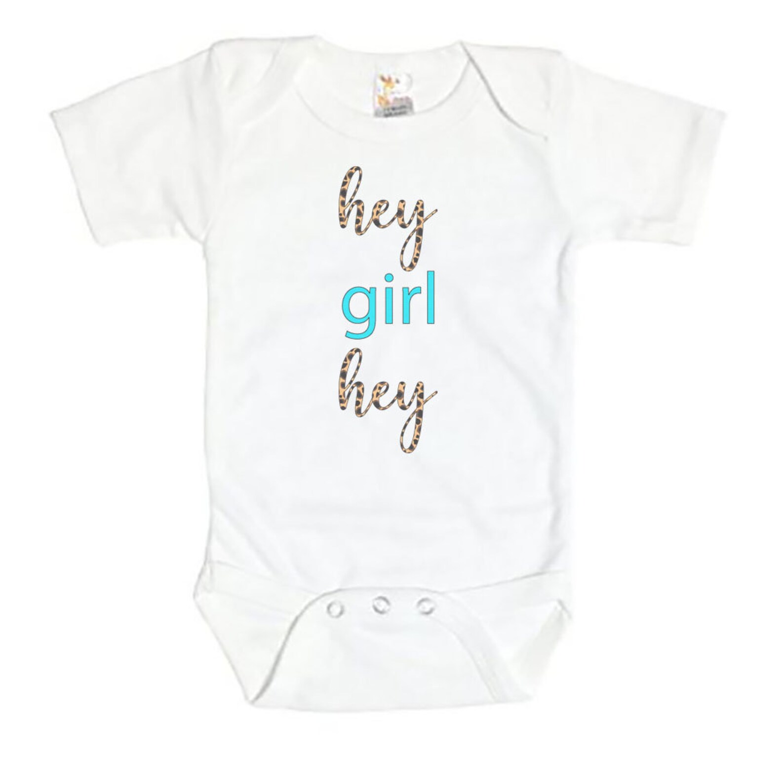 Funny Baby Onesie Hey Girl Hey Baby Girl Outfit Baby Shower Etsy