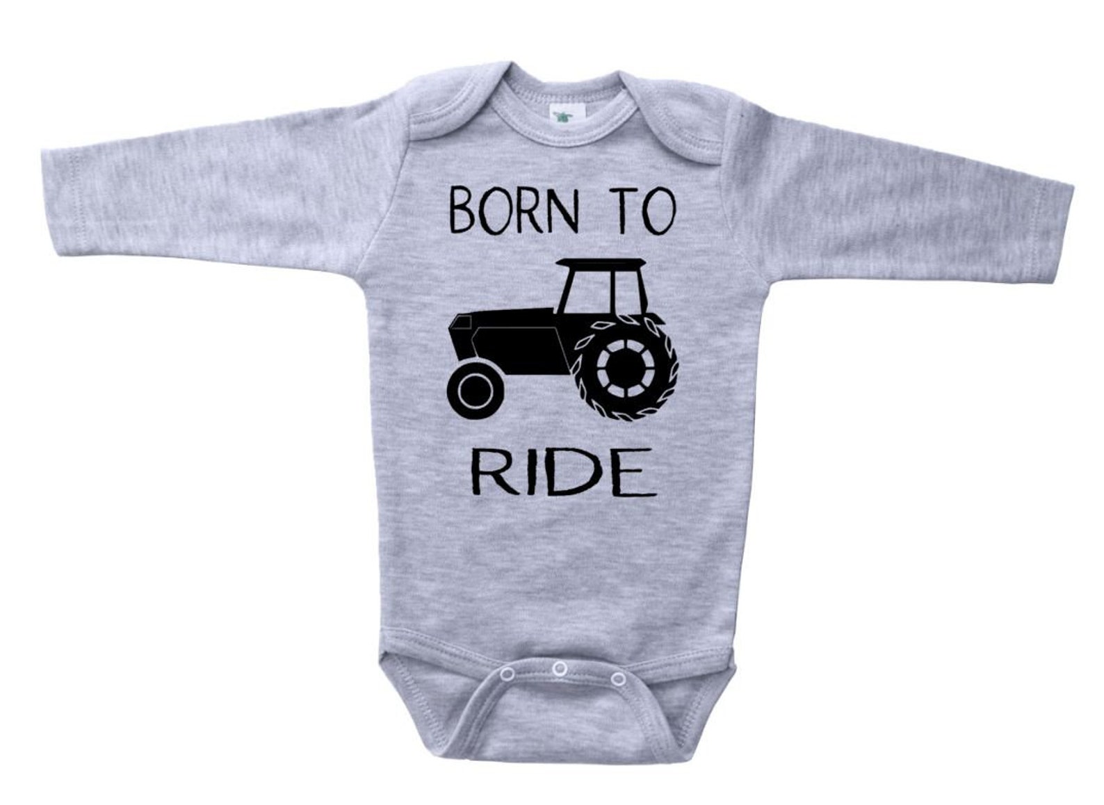 Tractor Baby Onesie Born to Ride Tractors Country Newborn Etsy
