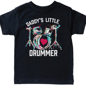 Daddy&#39;s Little Drummer, Kids Drumming Shirt, Children&#39;s Percussion Shirt, Drumming Shirt, Toddler Drummer Shirt, Youth Drumming Shirt, Drums